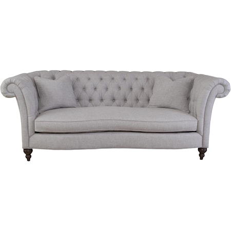 Tuxedo Back Sofa with Tufting Detail