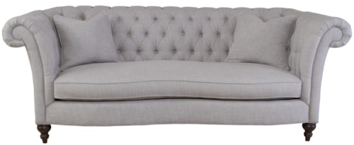 Tuxedo Back Sofa with Tufting Detail