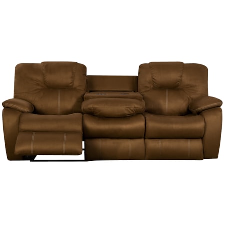 Power Sofa with Drop Down Table