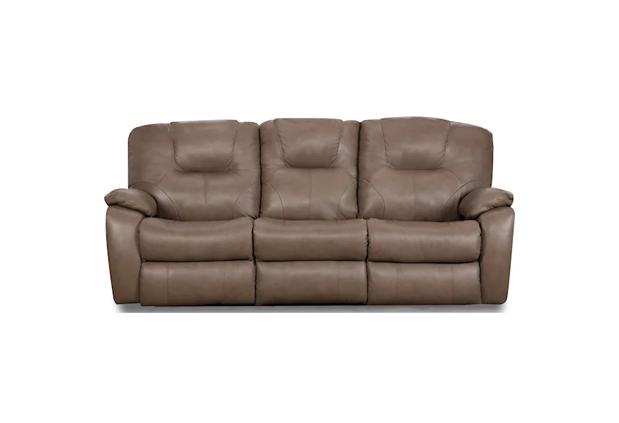 Avalon Power Headrest Sofa w/ Dropdown Table by Southern Motion at Howell Furniture