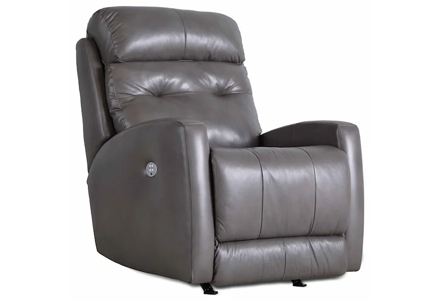 Bank Shot Power Headrest Wall Hugger Recliner by Southern Motion at Howell Furniture