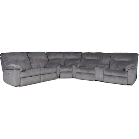 5 Seat Sectional (Power Recline)