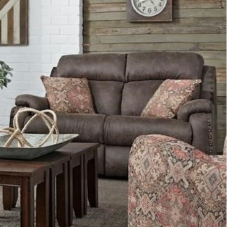 Double Reclining Loveseat with Pillows