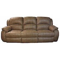 Double Power Reclining Sofa with Power Headrest