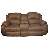 Power Reclining Console Loveseat with Power Headrests