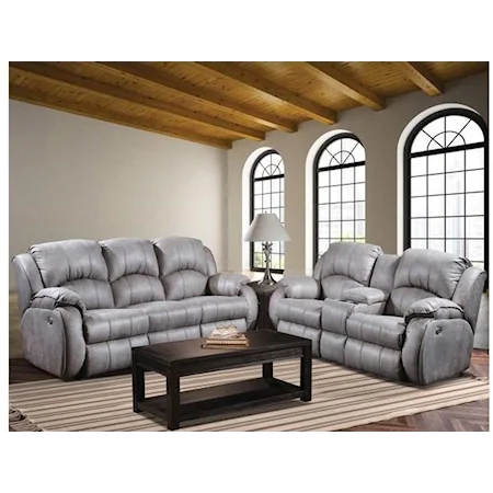 Power Sofa and Loveseat