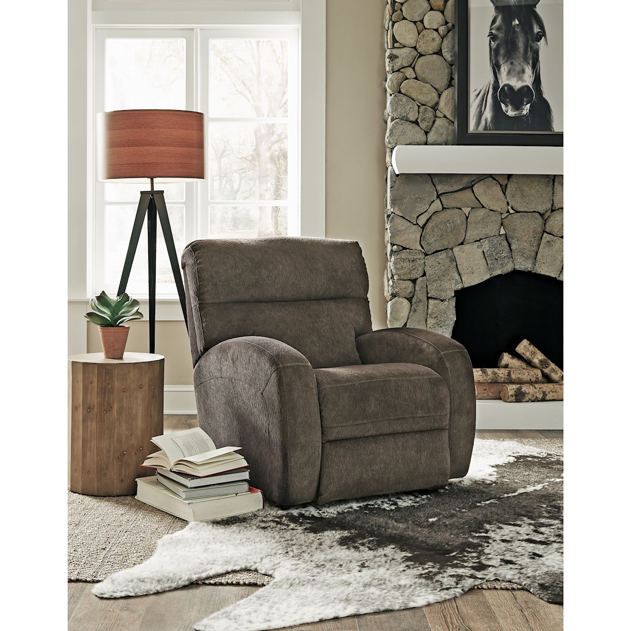 Powell's Motion Colby Power Swivel Glider Recliner