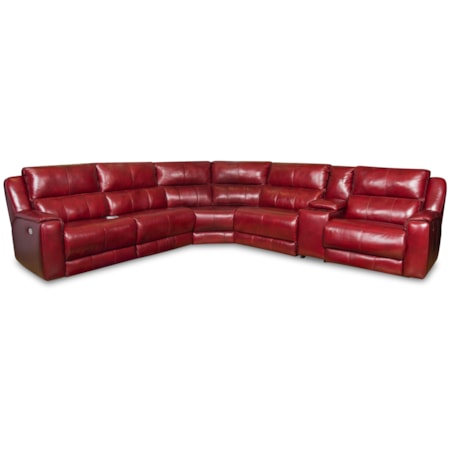 Sectional w/ Cup Holders and Power Headrests