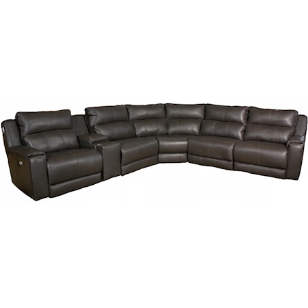 6 Piece Reclining Sectional