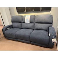Casual Power Headrest Reclining Sofa with 2 Pillows and SoCozi Massage