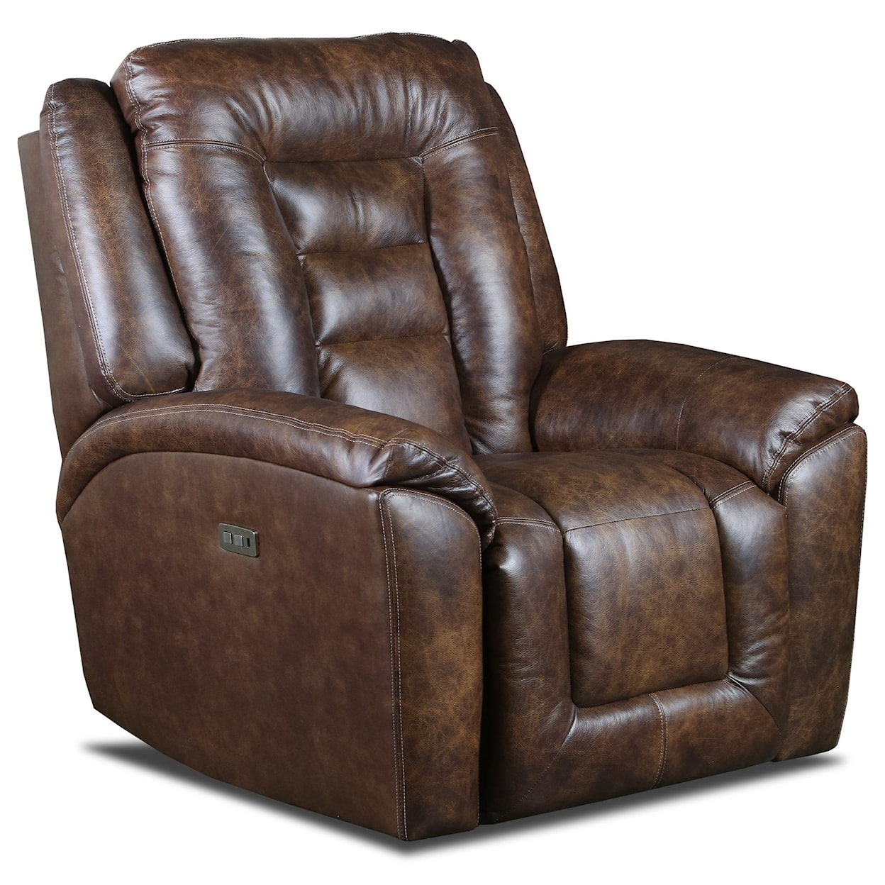 Southern Motion Grid Iron Power Headrest Rocker Recliner