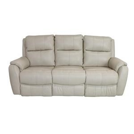 Leather Power Reclining Sofa