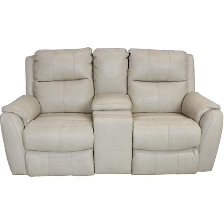 Leather Power Reclining Loveseat