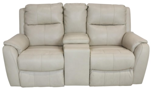 Leather Power Reclining Loveseat