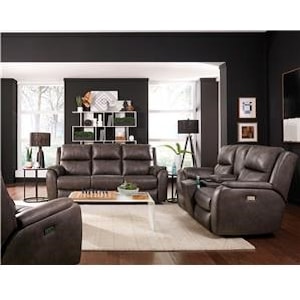 Southern Motion Marquis Power Headrest Sofa &amp; Loveseat