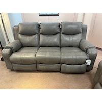Double Reclining Sofa with Power Headrests and USB