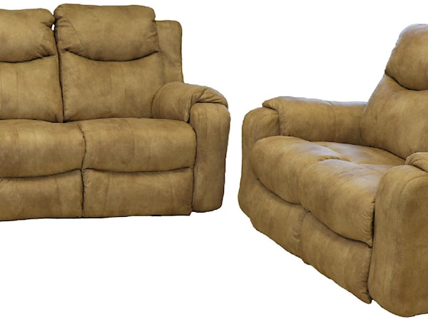 Reclining Sofa and Loveseat