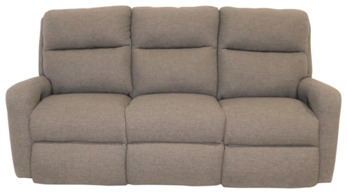 Contemporary Power Headrest Sofa with Pillows