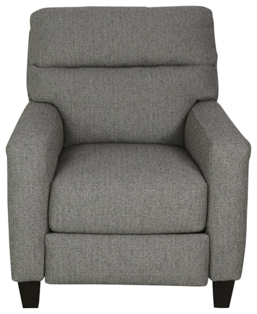 Transitional Power Plus High Leg Recliner with USB Port