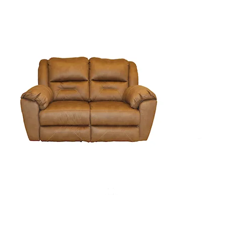 Double Rec Loveseat with Power Headrest