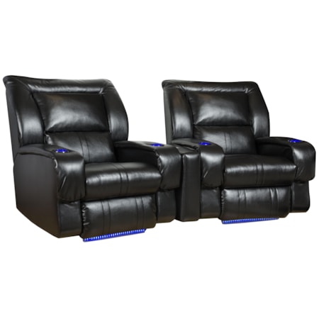 Theater Seating Arrangement (Wall Hugger)