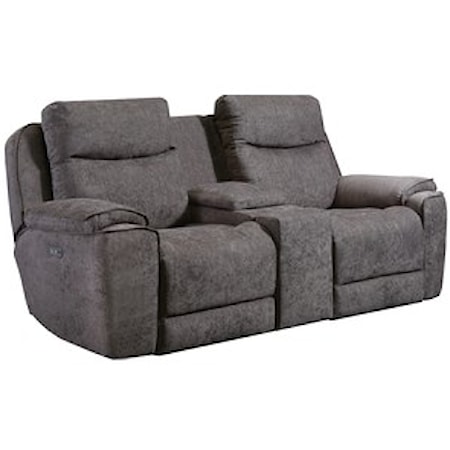 Power Reclining Loveseat w/ Console &amp; Hidden