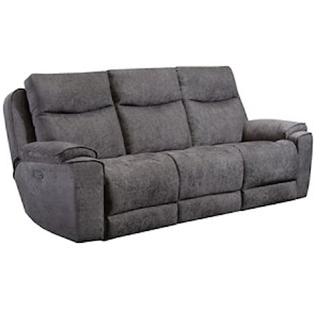 Power Headrest Double Reclining Sofa