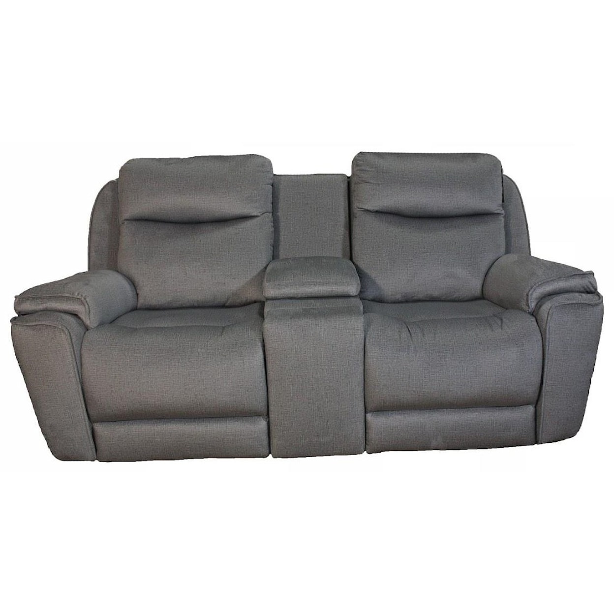 Southern Motion Show Stopper Power Headrest Double Recl Loveseat w/ Cnsl