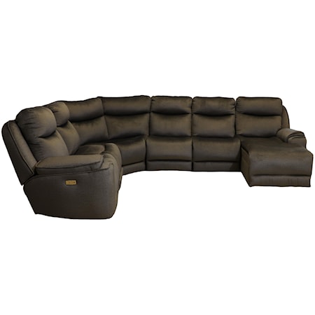 6pc Sectional with Chaise