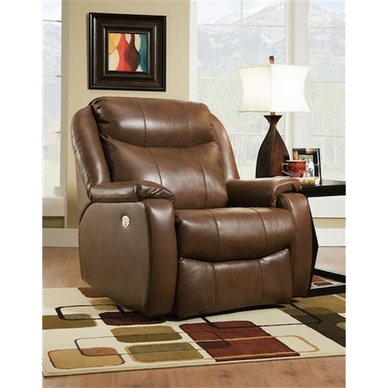 Southern Motion Recliners Big Man's Recliner w/ Power Headrest