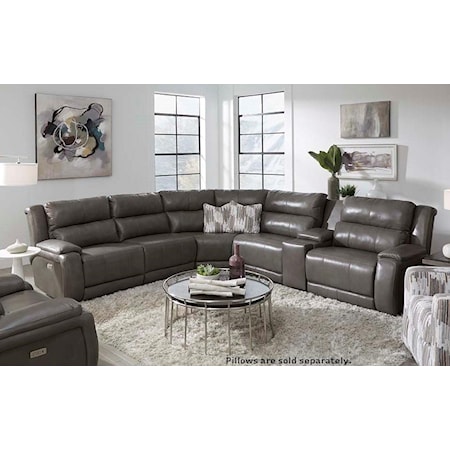 6 Piece Reclining Sectional