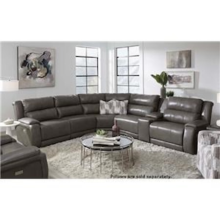 6 Piece Reclining Sectional