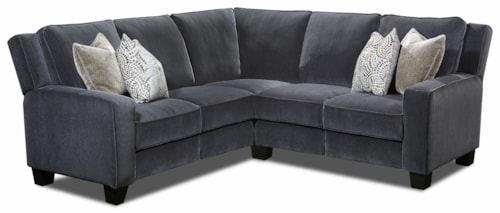 RECLINING POWER SECTIONAL W/HEADREST