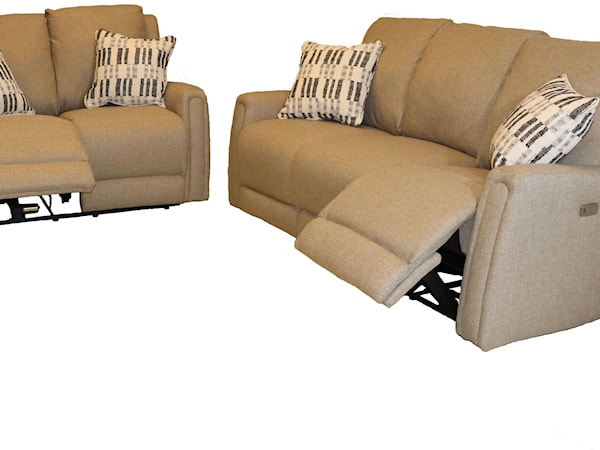 Reclining Sofa and Loveseat