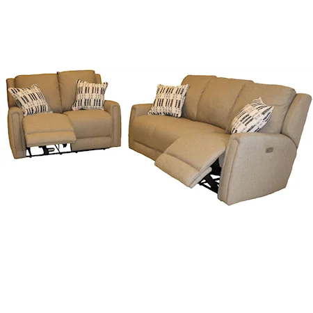 Reclining Sofa and Loveseat