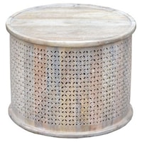 Small Bohemian Round Coffee Table