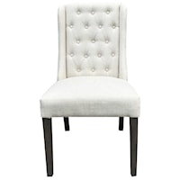 Button-Tufted Dining Chair
