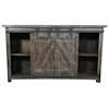 Split Nickel Barn Wood Rustic Media Chest