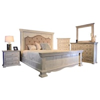 King Bedroom /group- King Bed,Dresser/Mirror,Nightstand