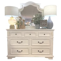 Rustic White Dresser Only