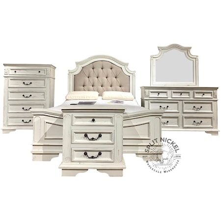 Queen Upholstered Bedroom Group