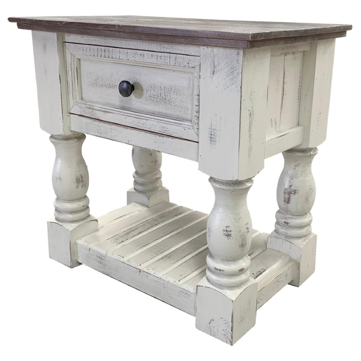 Split Nickel Martha Nightstand