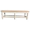 Split Nickel Martha Dining Bench