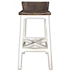 Split Nickel Puebla Counter Height Stool