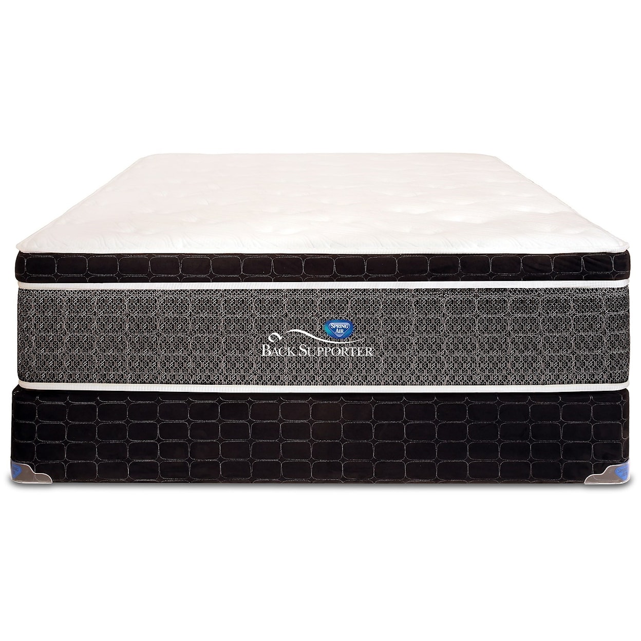 Spring Air 90th Anniversary Euro Top Full Euro Top Pocketed Coil Mattress Set