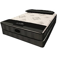 King Euro Top Pocketed Coil Mattress and Extra Sturdy Foundation