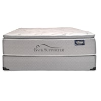 Twin Super Pillow Top Mattress and 9" Wood Foundation