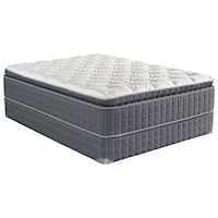 King 14" Pillow Top Mattress and 9" Wood Foundation