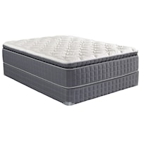 King 15" Coil on Coil Pillow Top Mattress and 9" Foundation