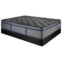Queen Euro Top Pocketed Coil Mattress and Standard Foundation